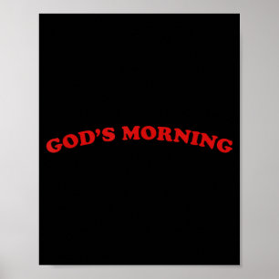 Goedemorgen Religieus God T-shirt.png Poster