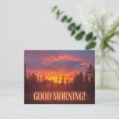 Goedemorgen Roest Briefkaart (Staand voorkant)