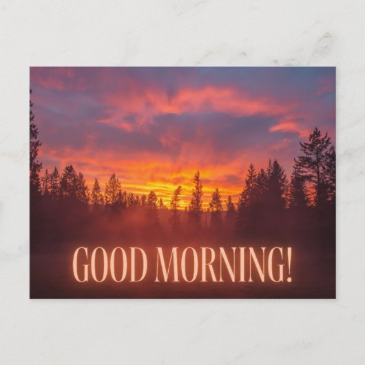 Goedemorgen Roest Briefkaart (Voorkant)