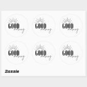 Goedemorgen Ronde Sticker (Vel)