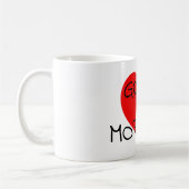 Goedemorgen rood hart koffiemok (Links)