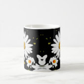 Goedemorgen! Rustige Farmhouse Daisy Art Custom Koffiemok (Center)