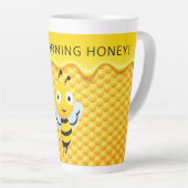 Goedemorgen schat! Personalisatie Latte Mok (Rechterhoek)