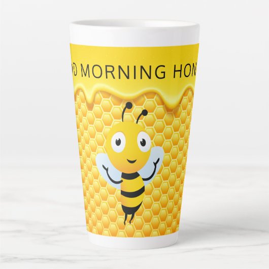 Goedemorgen schat! Personalisatie Latte Mok (Voorkant)