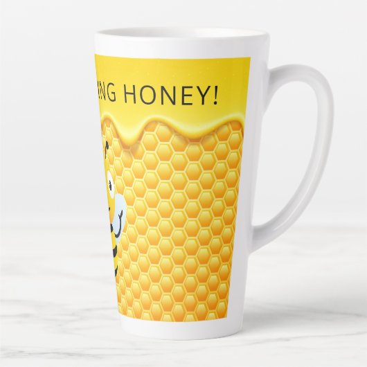 Goedemorgen schat! Personalisatie Latte Mok (Rechts)