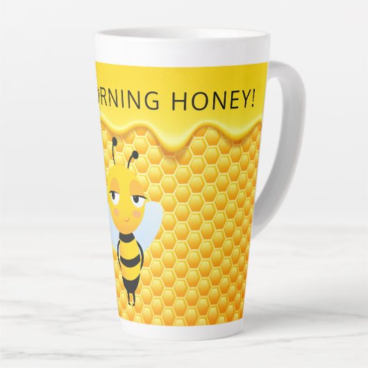 Goedemorgen schat! Personalisatie Latte Mok (Rechterhoek)