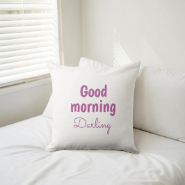 Goedemorgen Schat Persoonlijke Accent Kussen