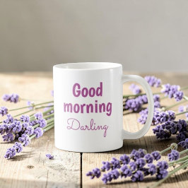 Goedemorgen schatje Persoonlijke Romantische Koffi Koffiemok