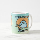 Goedemorgen schattige cartoon koffiemok (Voorkant rechts)