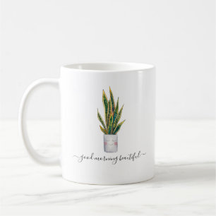 Goedemorgen Schone   Mooie Pottige Plant Koffiemok