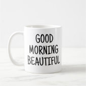 Goedemorgen schoonheid koffiemok (Links)