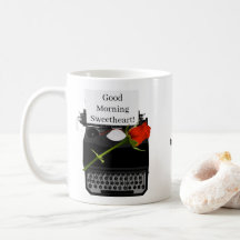 Goedemorgen,  schrijfmachine