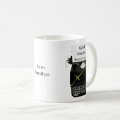 Goedemorgen,  schrijfmachine koffiemok (Voorkant rechts)