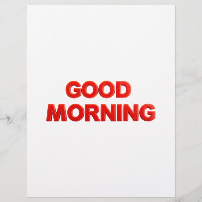 Goedemorgen Sfeer Briefhoofd (Voorkant)
