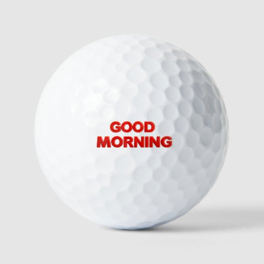 Goedemorgen Sfeer Golfballen (Voorkant)