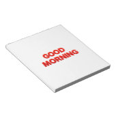 Goedemorgen Sfeer Notitieblok (Schuin)