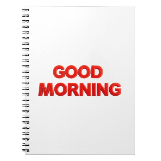 Goedemorgen Sfeer Notitieboek (Voorkant)