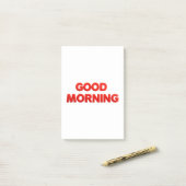 Goedemorgen Sfeer Post-it® Notes (Op bureau)