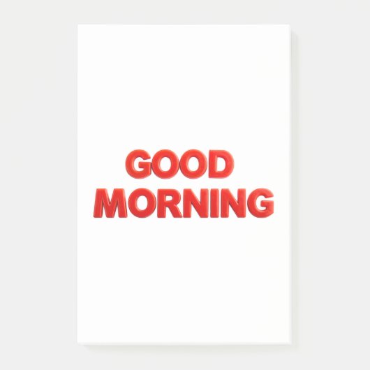 Goedemorgen Sfeer Post-it® Notes (Voorkant)