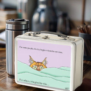 Goedemorgen Sinaasappel Cat Funny