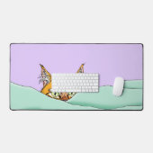 Goedemorgen Sinaasappel Cat Funny Bureaumat (Keyboard & Muis)