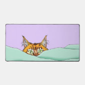 Goedemorgen Sinaasappel Cat Funny Bureaumat (Voorkant)