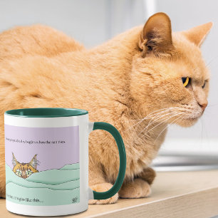 Goedemorgen Sinaasappel Cat Funny Mok
