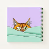 Goedemorgen Sinaasappel Cat Funny Notitieboek (Achterkant)