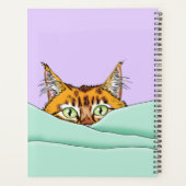 Goedemorgen Sinaasappel Cat Funny Planner (Achterkant)