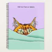 Goedemorgen Sinaasappel Cat Funny Planner (Voorkant)