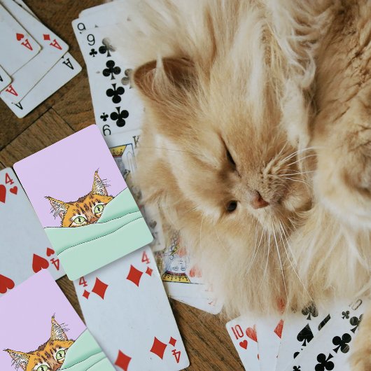Goedemorgen Sinaasappel Cat Funny Pokerkaarten
