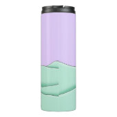 Goedemorgen Sinaasappel Cat Funny Thermosbeker (Achterkant)