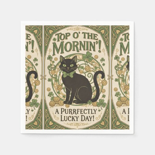 Goedemorgen - St. Patrick's Dag Servet (Voorkant)