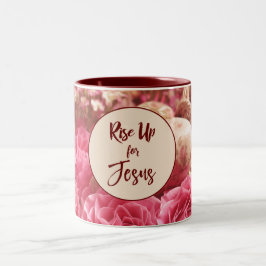 Goedemorgen, sta op voor Jezus Tweekleurige Koffiemok