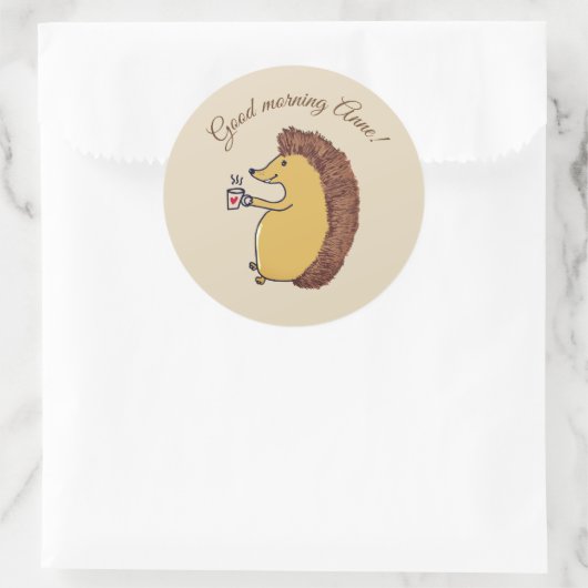 Goedemorgen Sticker (Tas)