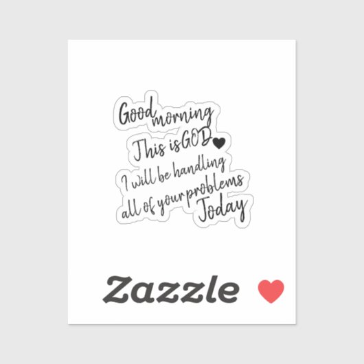 Goedemorgen Sticker (Vel)