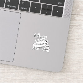 Goedemorgen Sticker