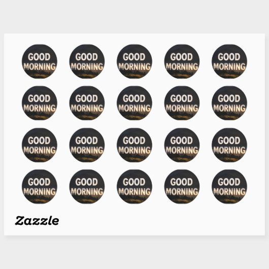 Goedemorgen sticker (Vel)