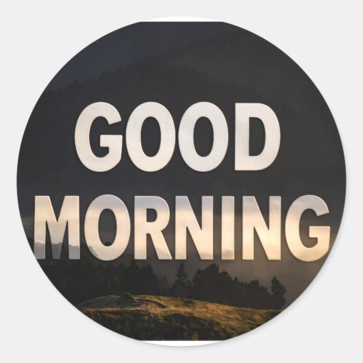 Goedemorgen sticker (Voorkant)