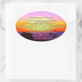 Goedemorgen Sticker voor Gods gebed (Tas)