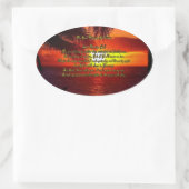 Goedemorgen Sticker voor Gods gebed (Tas)