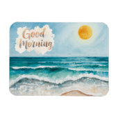 Goedemorgen Strand Leven Magneet (Horizontaal)