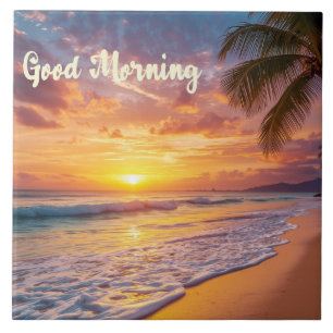 Goedemorgen Strandleven 02 Tegeltje