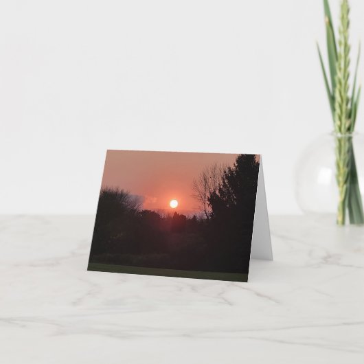 Goedemorgen, Sunrise - personaliseren! Kaart (Voorkant)