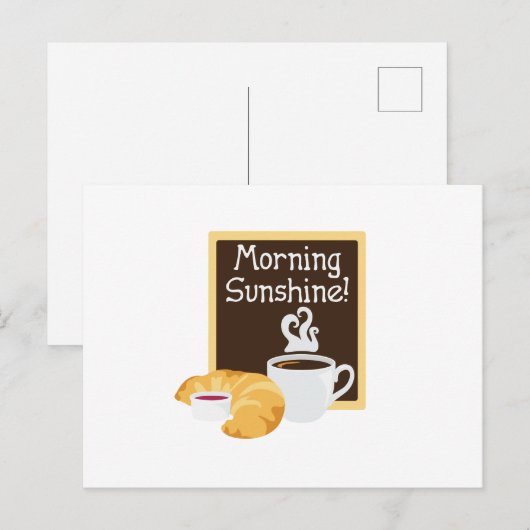 Goedemorgen, Sunshine. Briefkaart (Voorkant / Achterkant)