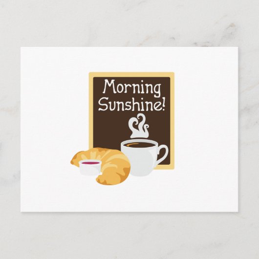 Goedemorgen, Sunshine. Briefkaart (Voorkant)