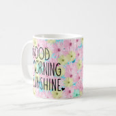 Goedemorgen Sunshine Floral Koffiemok (Voorkant links)