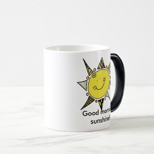 Goedemorgen Sunshine! Magische Mok (Voorkant rechts)