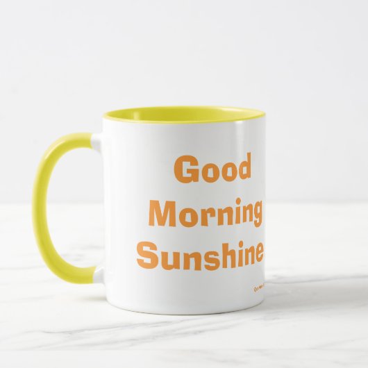 Goedemorgen Sunshine! Mok (Links)
