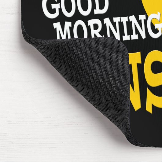 Goedemorgen Sunshine Mousepad Muismat (Hoek)